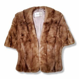 Vintage 60’s Duplers Furs-Authentic Mink Fur Stole Capelet